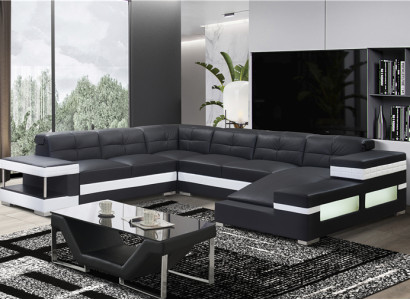 Couches Sofa Living landscape U-shape Corner sofa Couch Suite Upholstery Big xxl Sofas